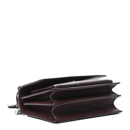 Saint Laurent Grained Calfskin Small Monogram Sunset Amaranto 4 of 9