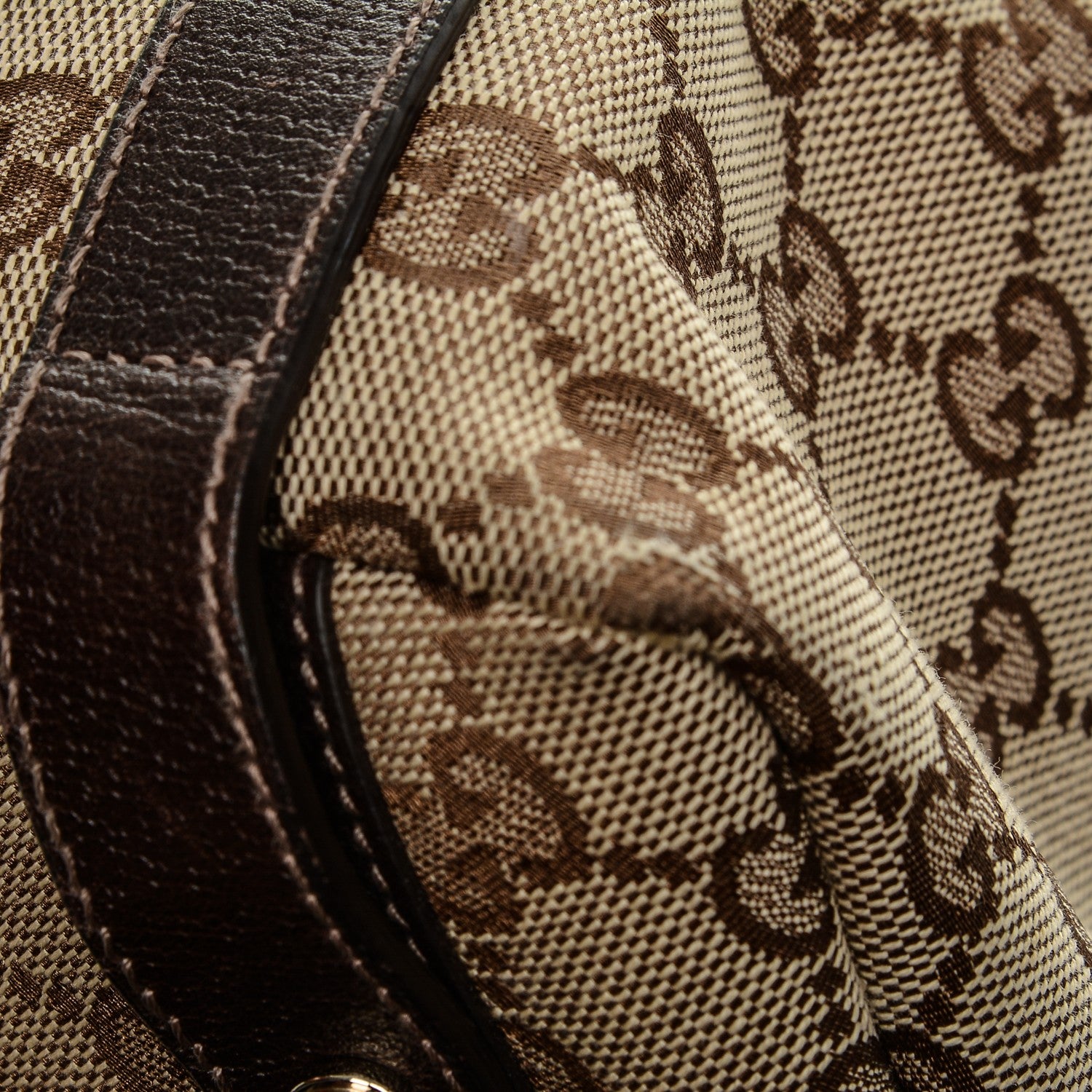 Gucci Monogram Medium Abbey Shoulder Bag Dark Brown 8 of 9