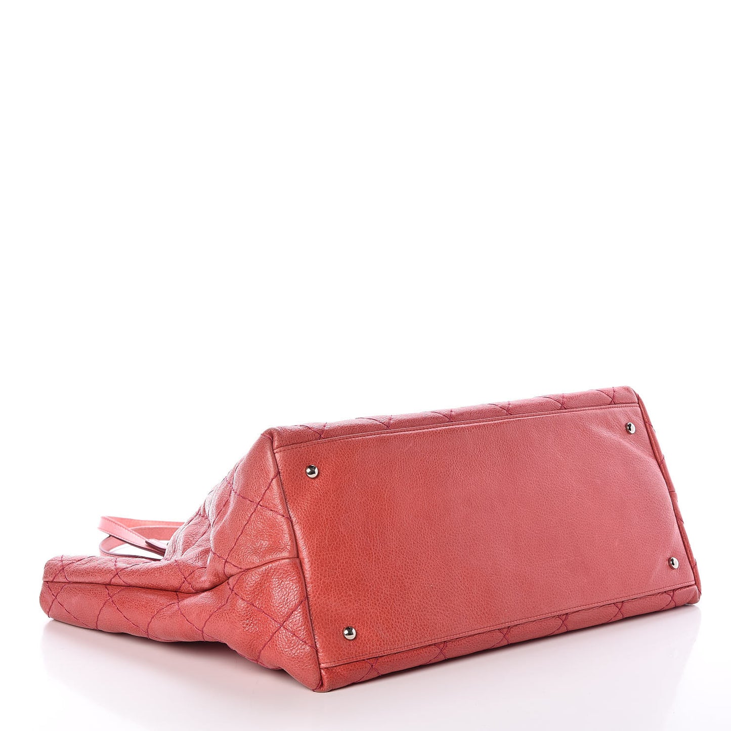 Glazed Calfskin XL On The Road Tote Pink