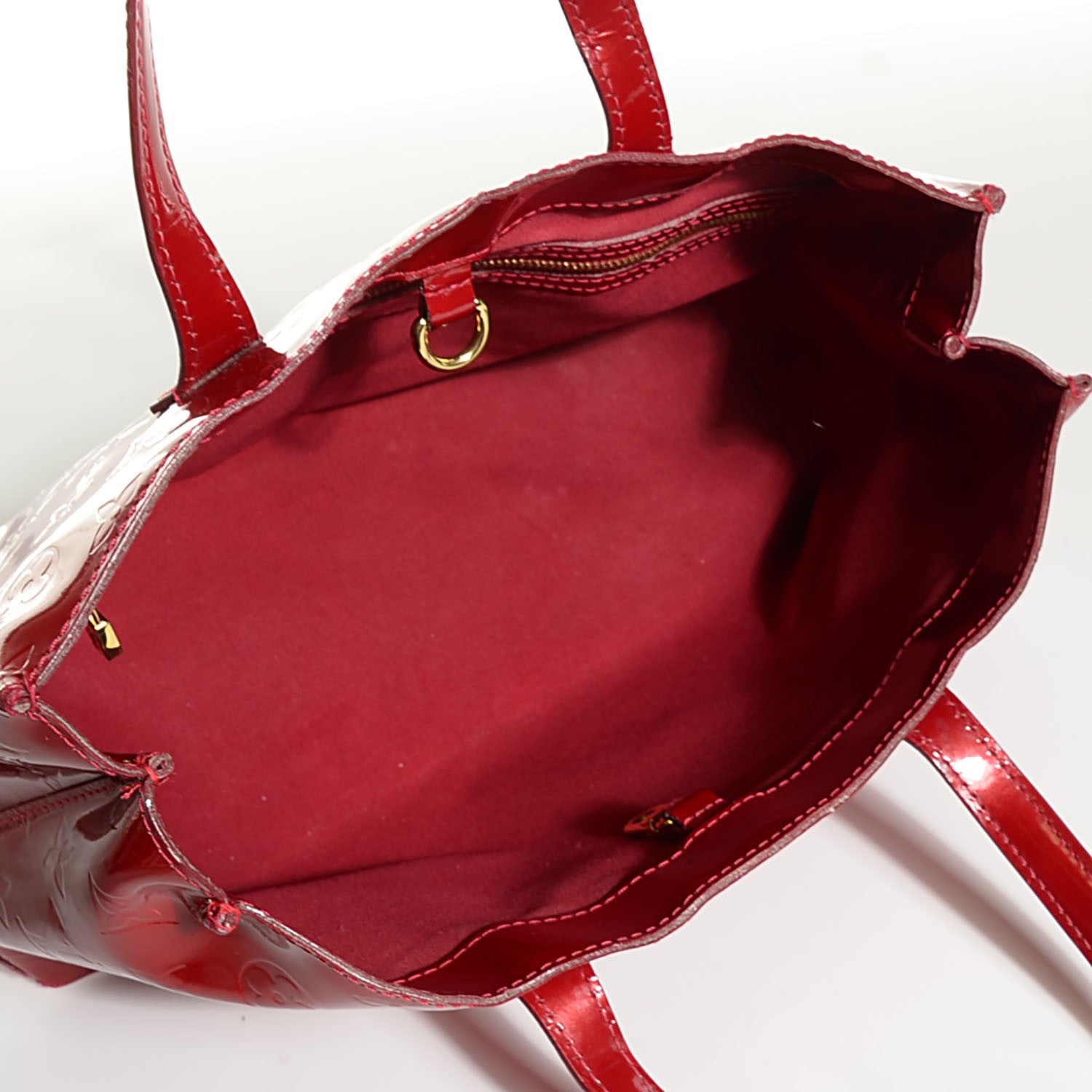 Louis Vuitton Vernis Wilshire PM Pomme D'Amour 5 of 7