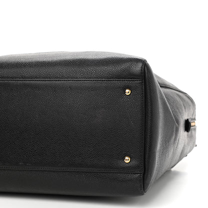 Chanel Caviar CC Shoulder Bag Black 10 of 13