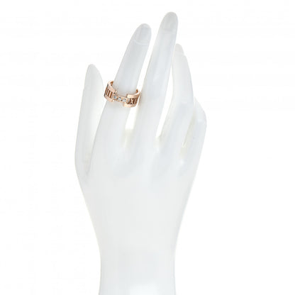 Tiffany 18K Rose Gold Diamond Open Atlas Ring 54 7 2 of 4