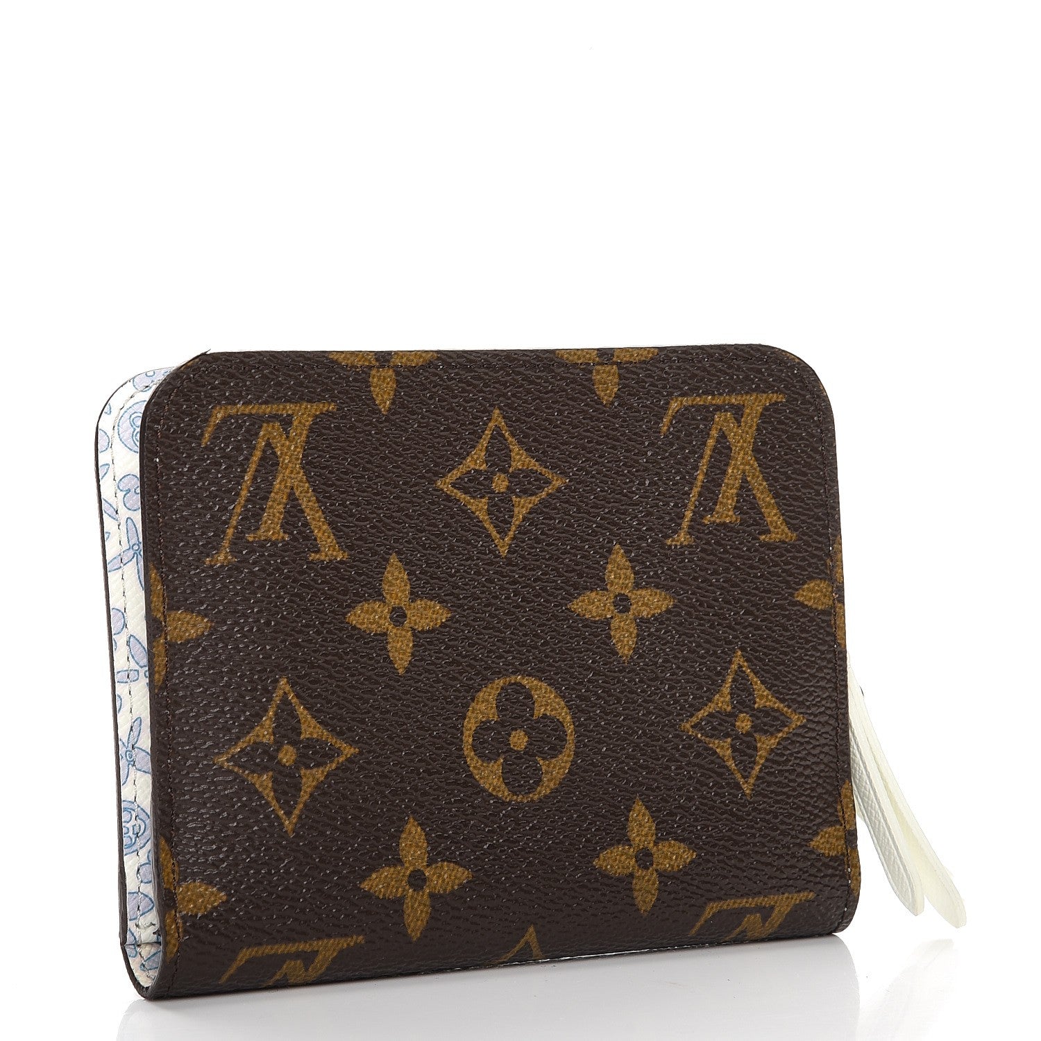 Louis Vuitton Monogram Fleuri Insolite PM Wallet Violet 3 of 7