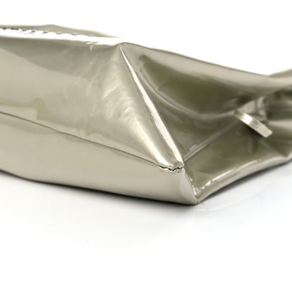 Chanel Patent Crystal Strass Bonbons Tote Silver 9 of 12