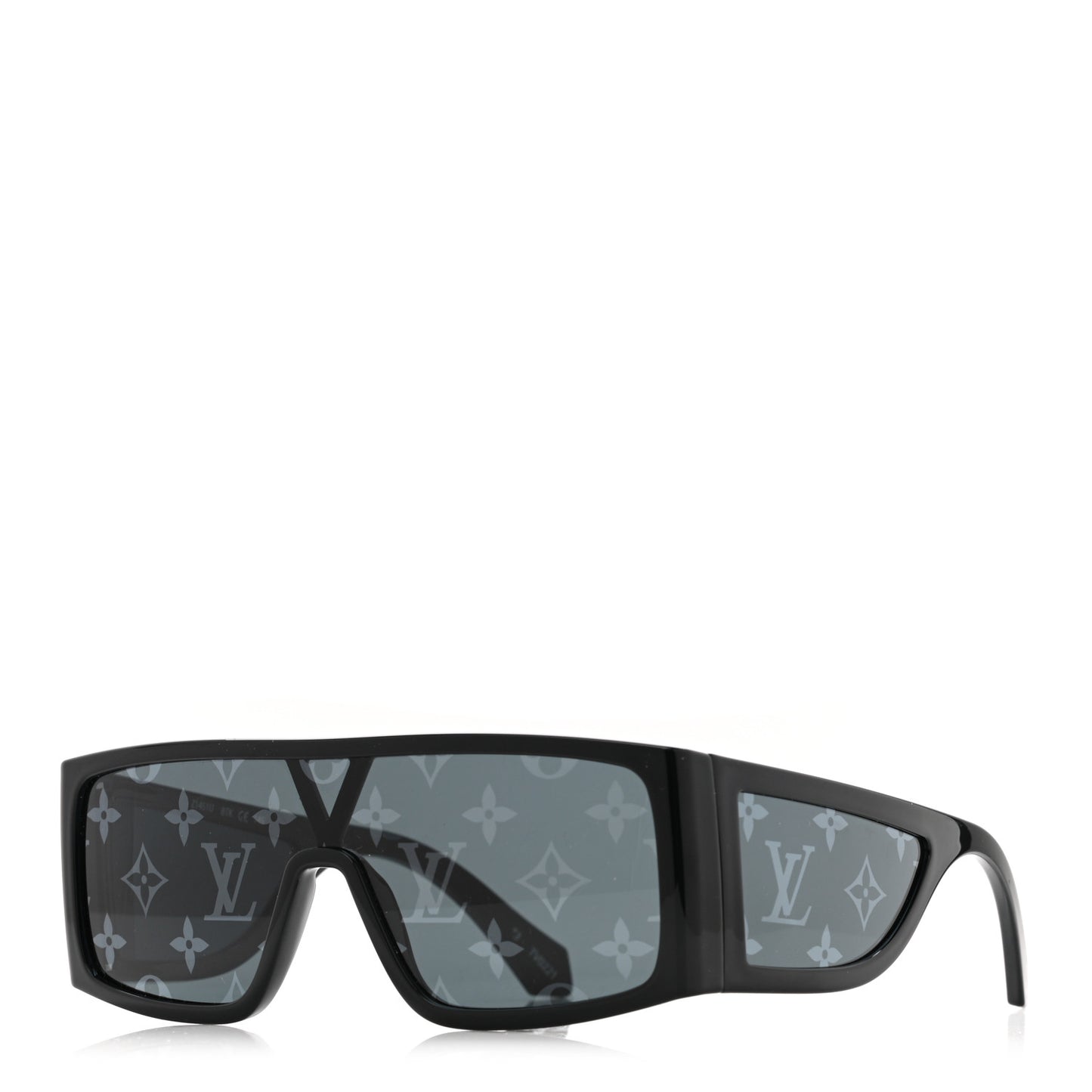 Acetate Monogram Sideway Sunglasses Z1451U Black