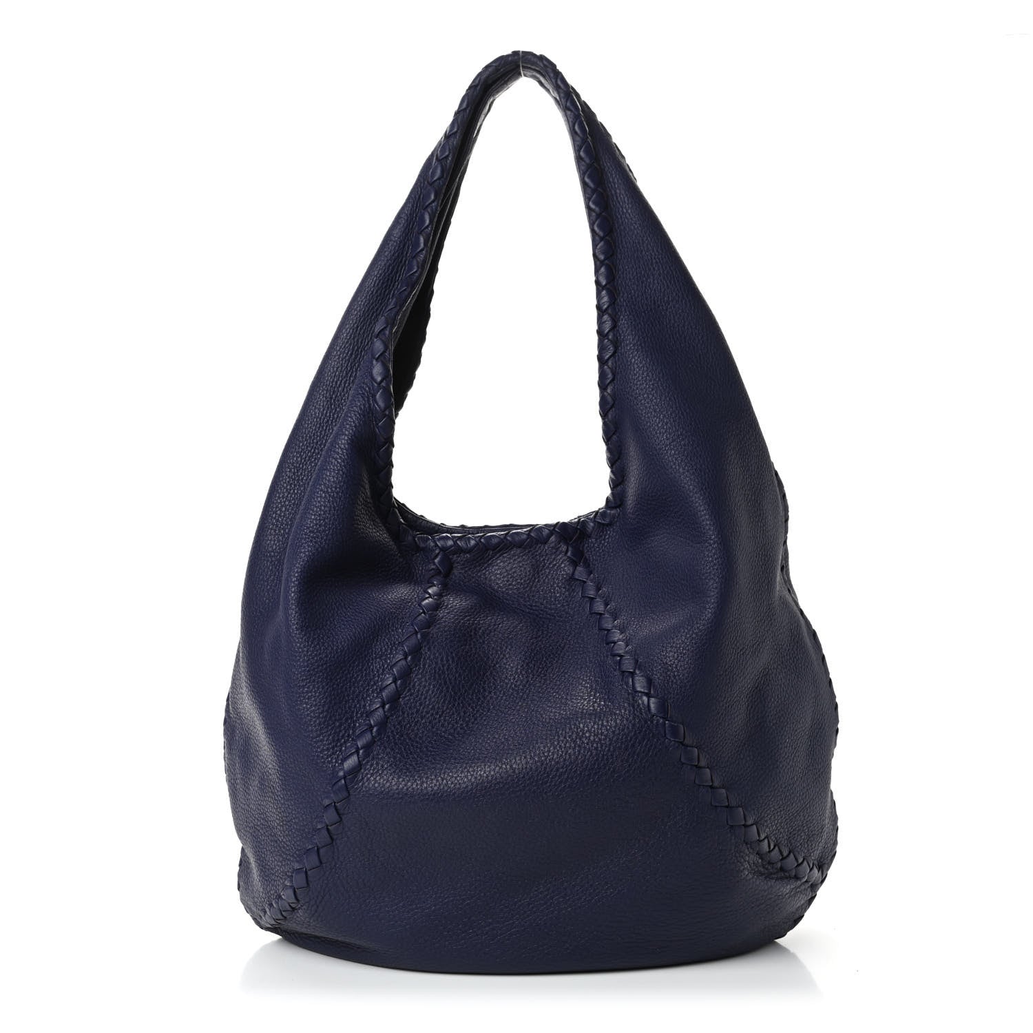 Bottega Veneta Cervo Deerskin Large Hobo Denim 1 of 4