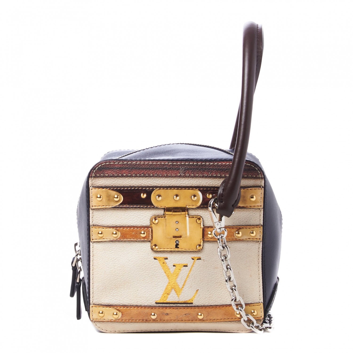 Louis Vuitton Transformed Canvas Time Trunk Square Bag 1 of 8
