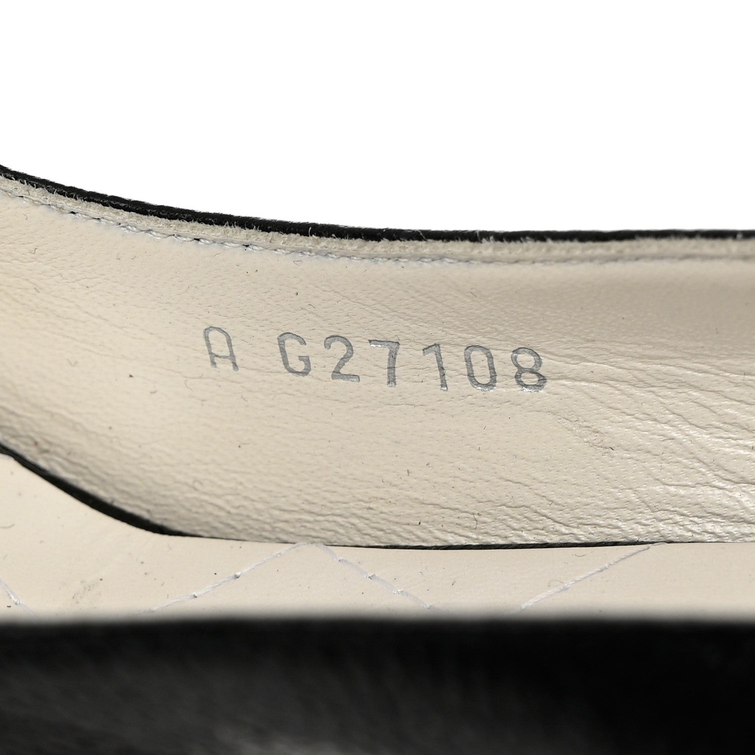 Chanel Calfskin Pearl CC Peep Toe Slingback Pumps 41 Black 6 of 8
