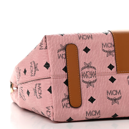MCM Visetos Medium Klara Hobo Soft Pink 7 of 8