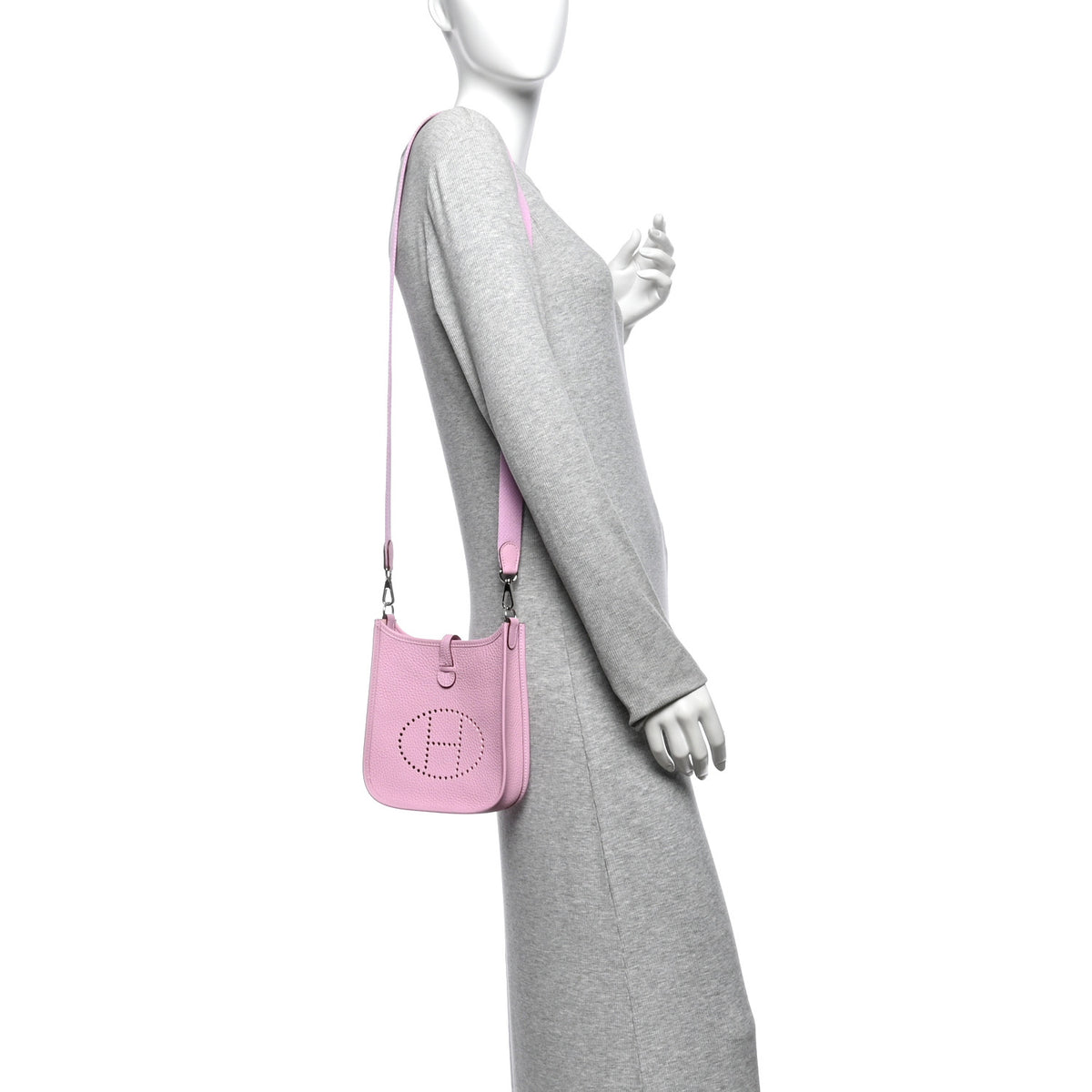 Hermes Taurillon Clemence Evelyne TPM Mauve Sylvestre 2 of 11