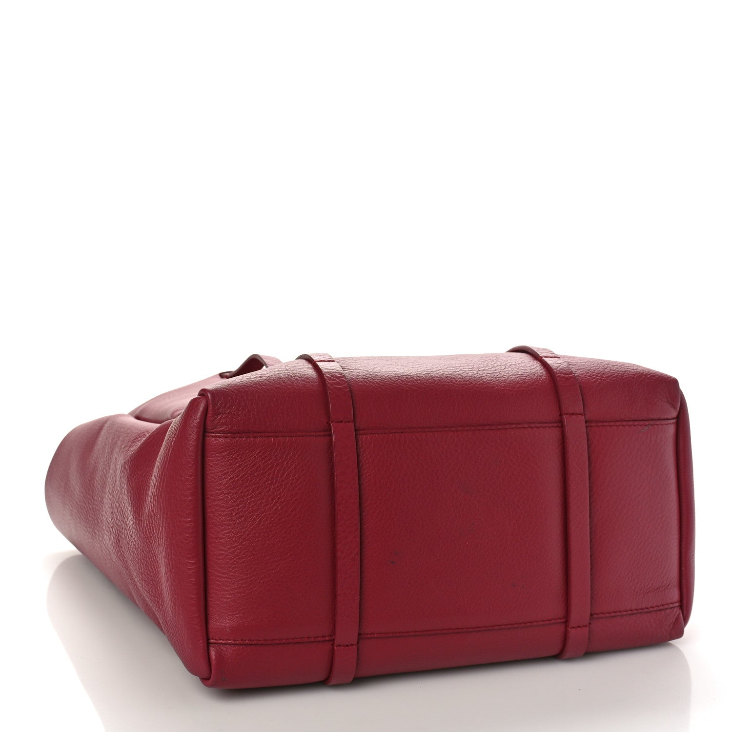 Balenciaga Veau Baltimore Double Sided Small Everyday Tote Rouge Vermeil Black 5 of 9
