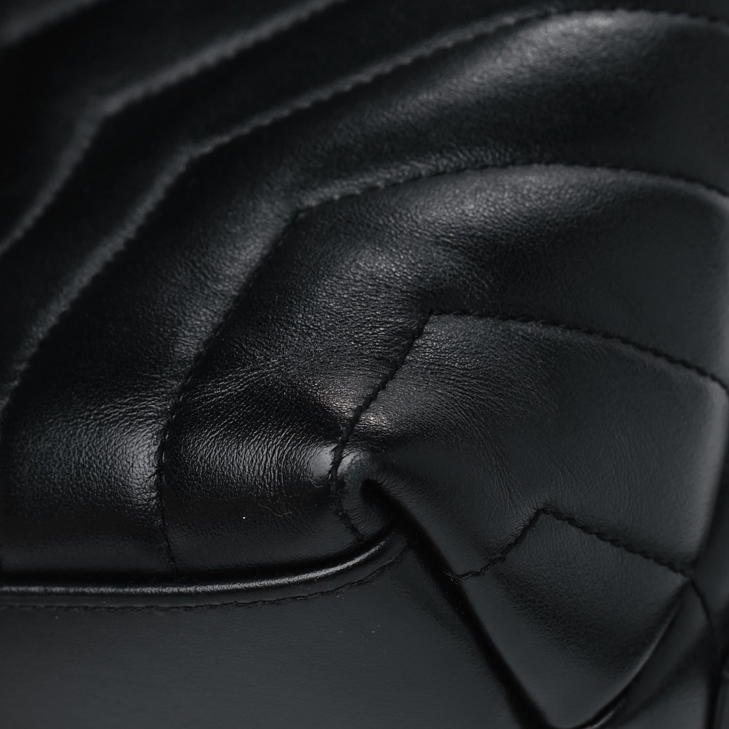 Calfskin Y Quilted Monogram Small Loulou Backpack Black