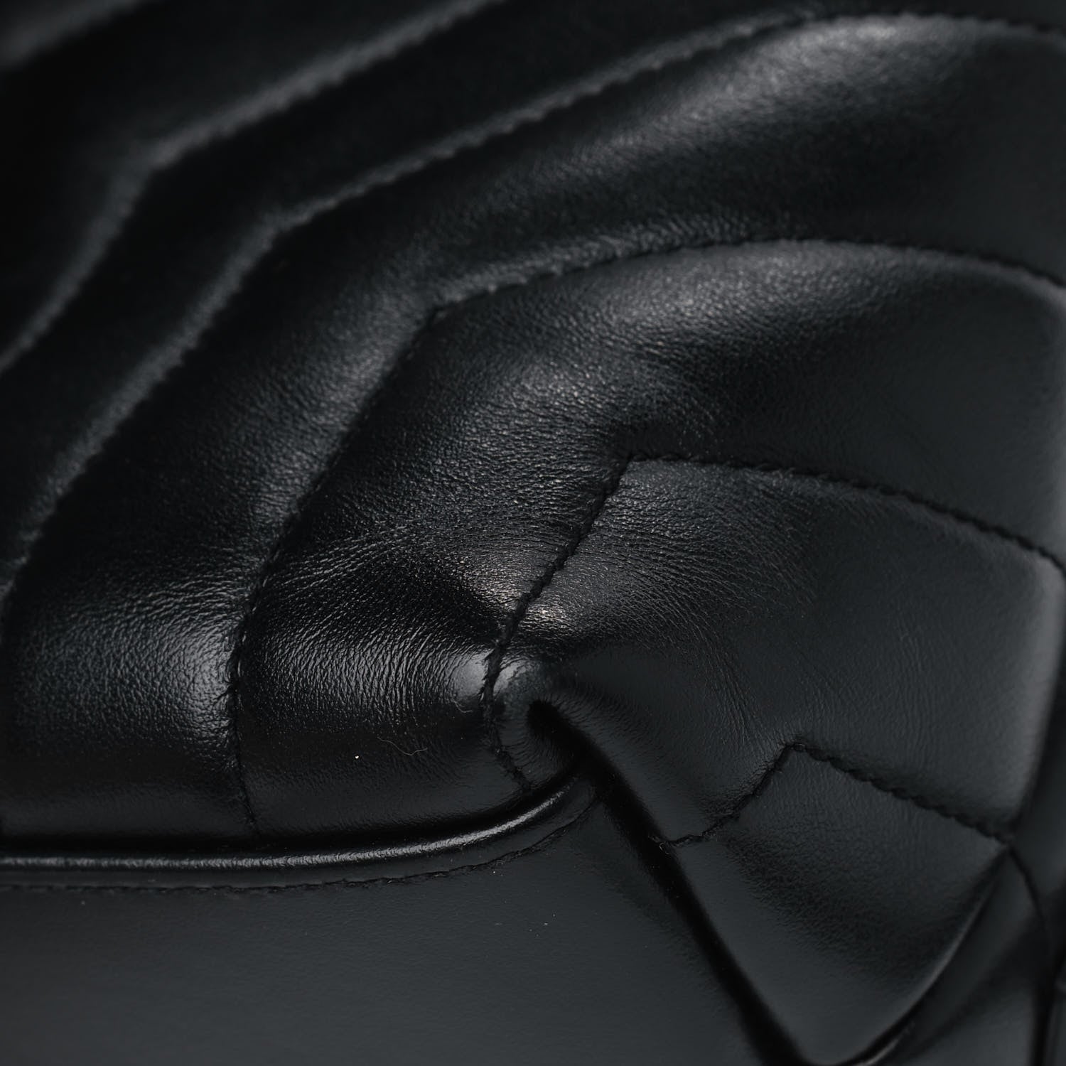Saint Laurent Calfskin Y Quilted Monogram Small Loulou Backpack Black 7 of 9