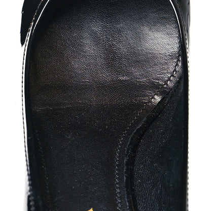 Prada Spazzolato Bow Pumps 38.5 Black 8 of 9
