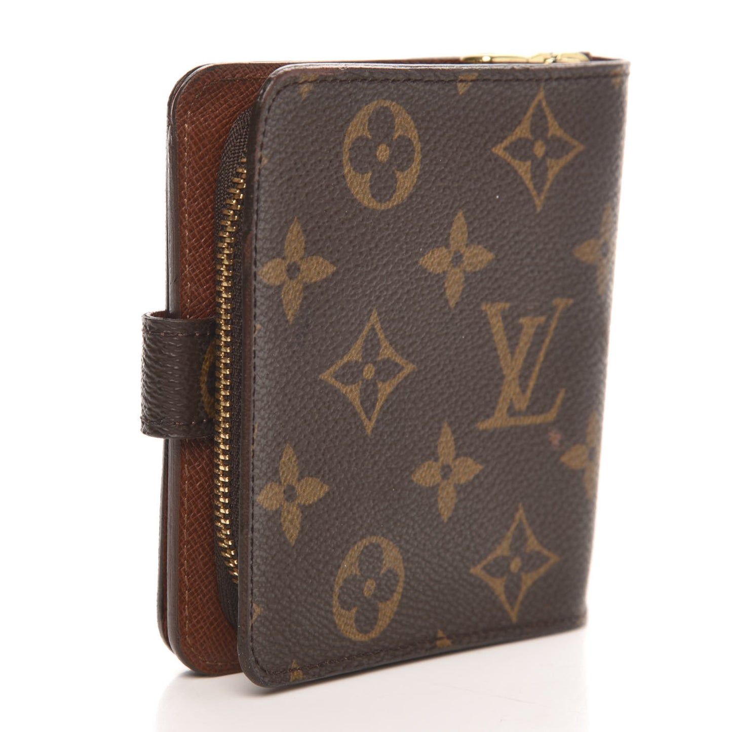 Monogram Compact Zippe Zipped Wallet