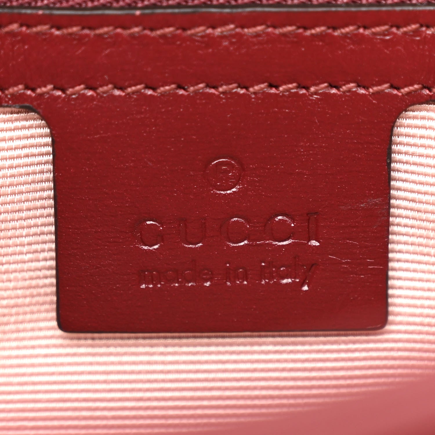 Gucci Vitello Palmellato Lux Small Arli Flap Shoulder Bag Vintage Bordeaux 6 of 16