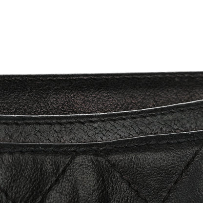 Chanel Goatskin Quilted Card Holder Black 11 of 12
