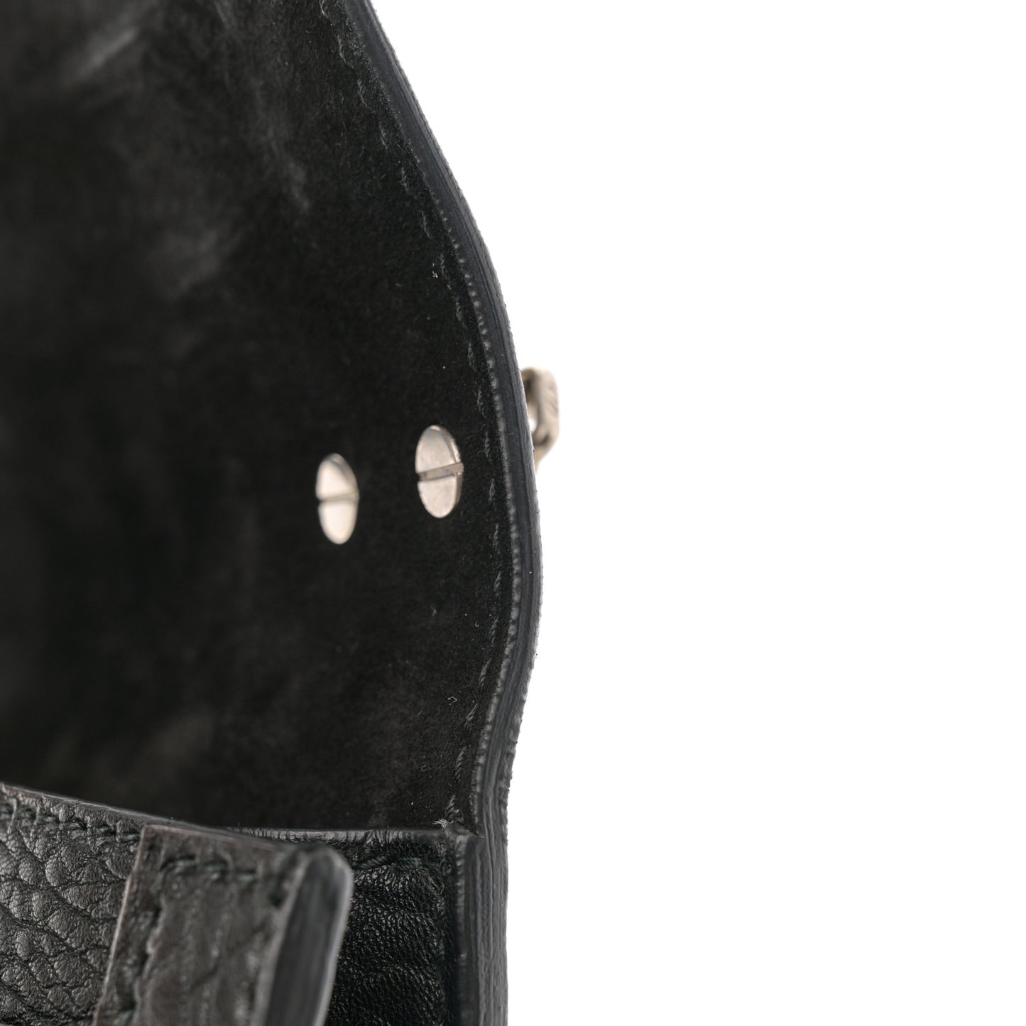 Canyon Grained Lambskin J'Adior Chain Flap Bag Black