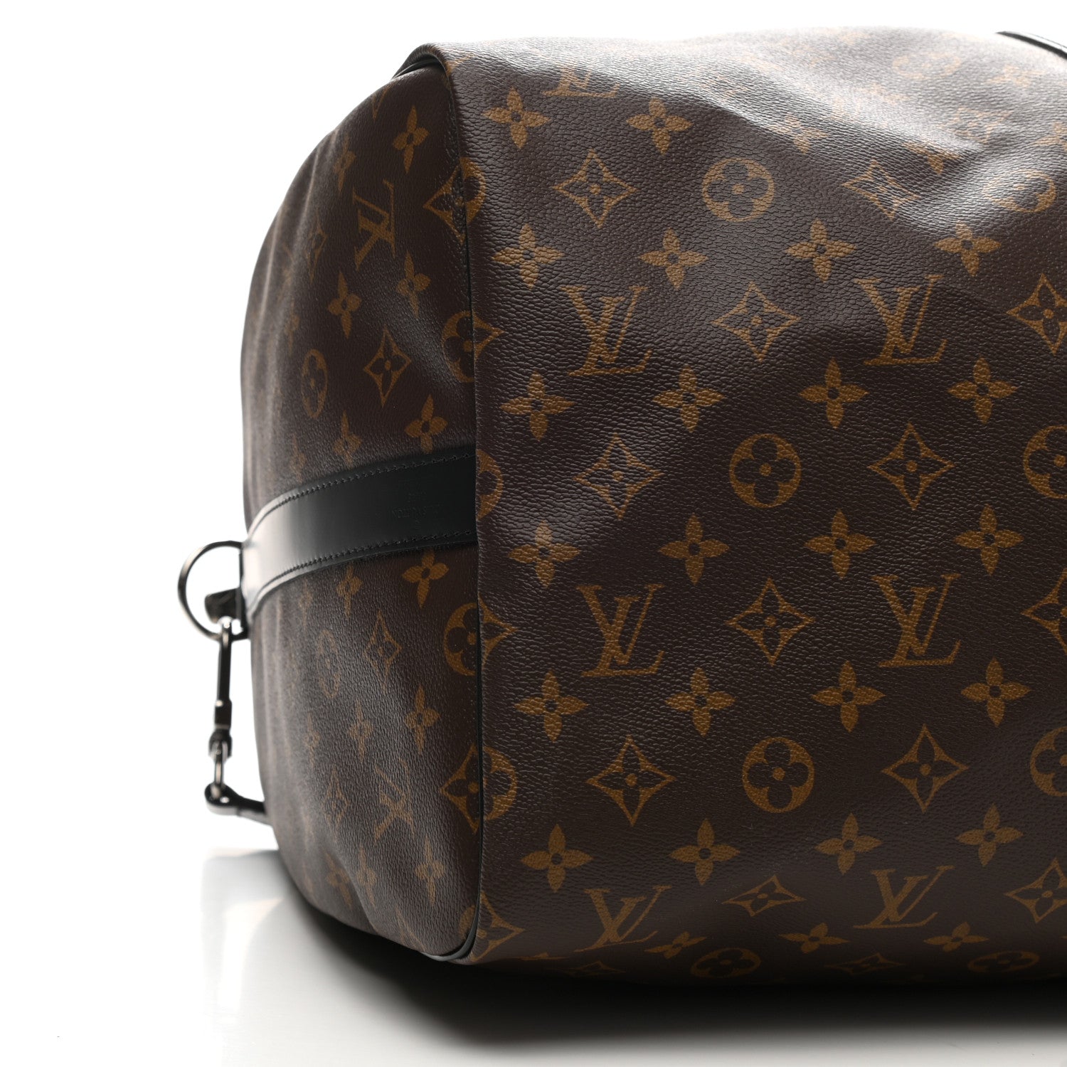 Louis Vuitton Monogram Macassar Keepall Bandouliere 55 5 of 10