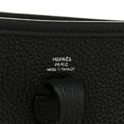 Hermes Taurillon Maurice Zigzag Evelyne TPM Black 6 of 12