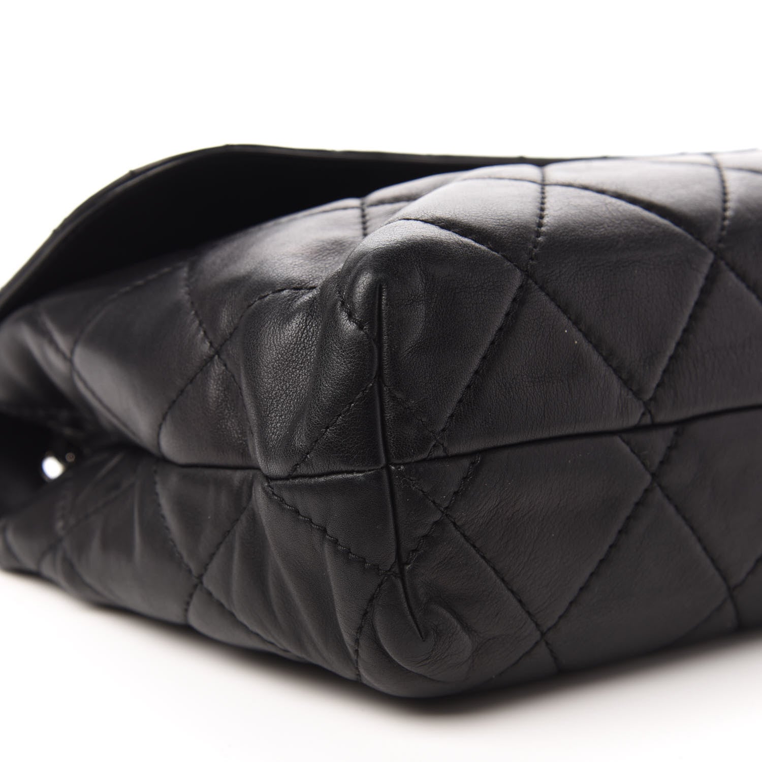 Chanel Calfskin Quilted In The Business Flap Bag Black 6 of 10