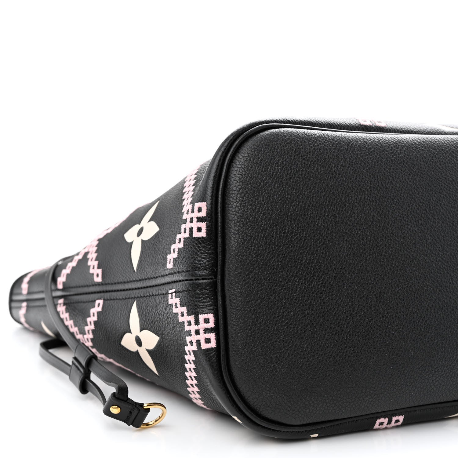 Louis Vuitton Empreinte Monogram Giant Broderies Neverfull MM Black 10 of 14