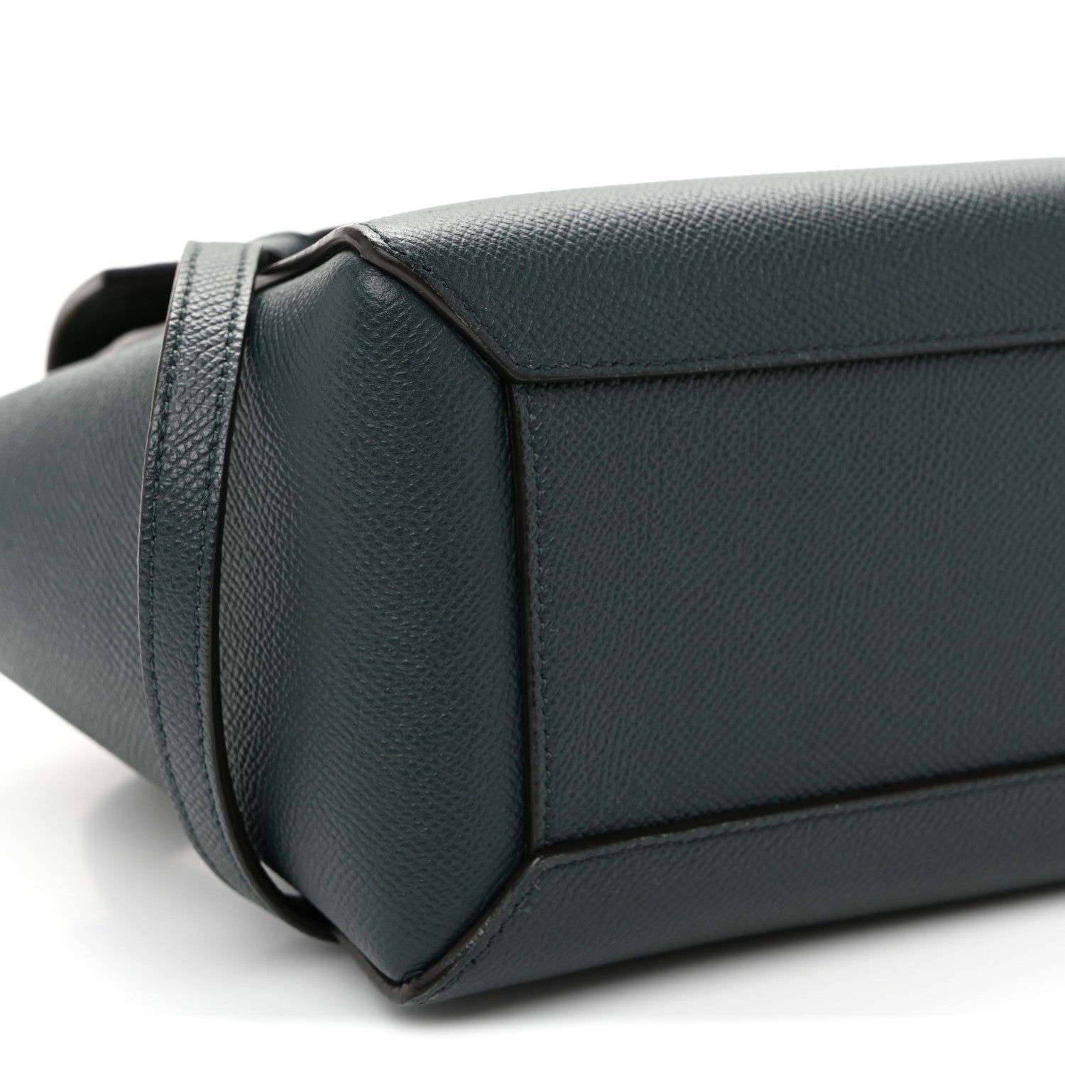 Celine Grained Calfskin Nano Belt Bag Abyss Blue 8 of 9