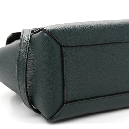 Celine Grained Calfskin Nano Belt Bag Abyss Blue 8 of 9