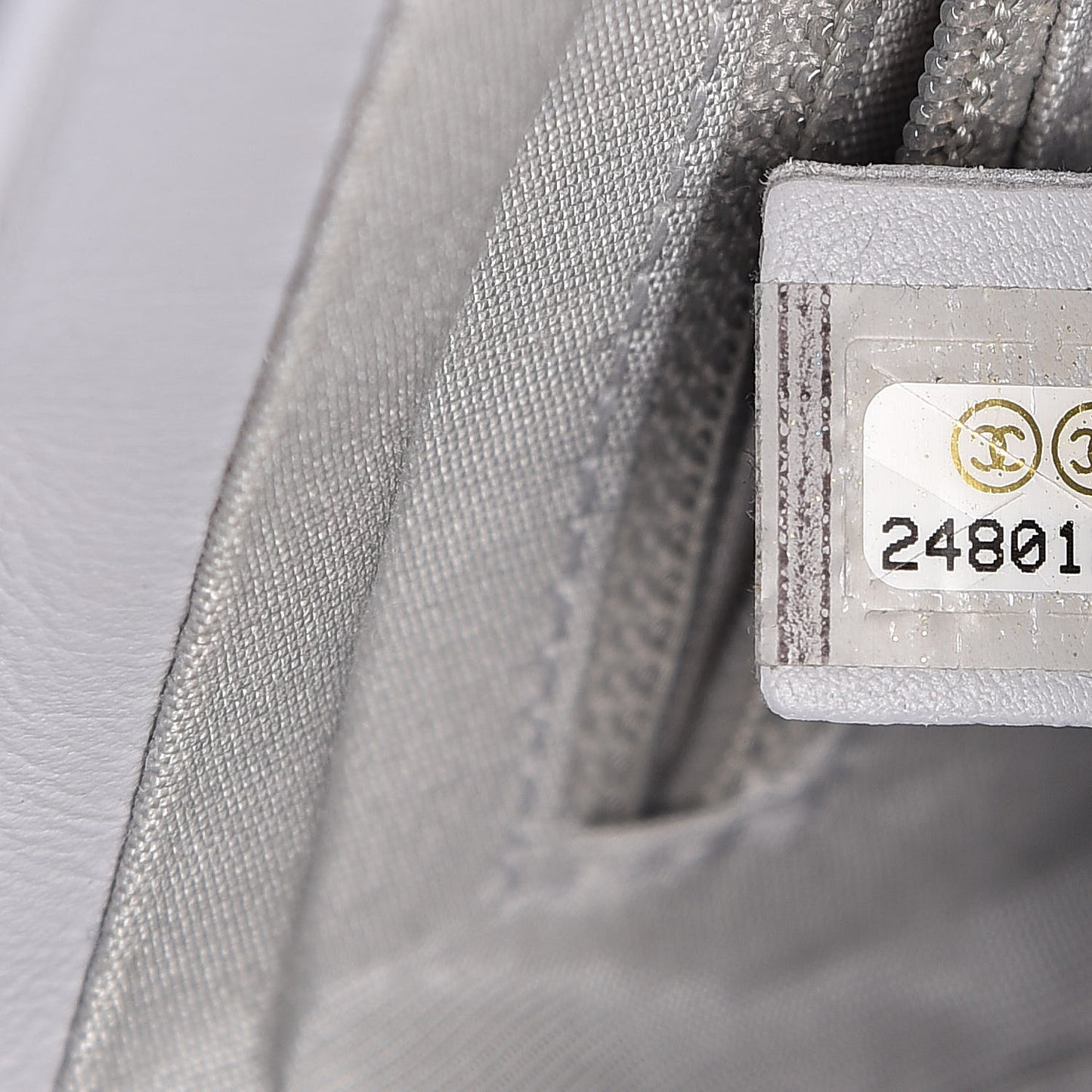 Calfskin Quilted Small Urban Spirit Backpack Light Grey