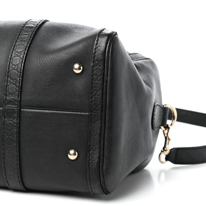 Gucci Calfskin Microguccissima Trim Medium Boston Black 11 of 12