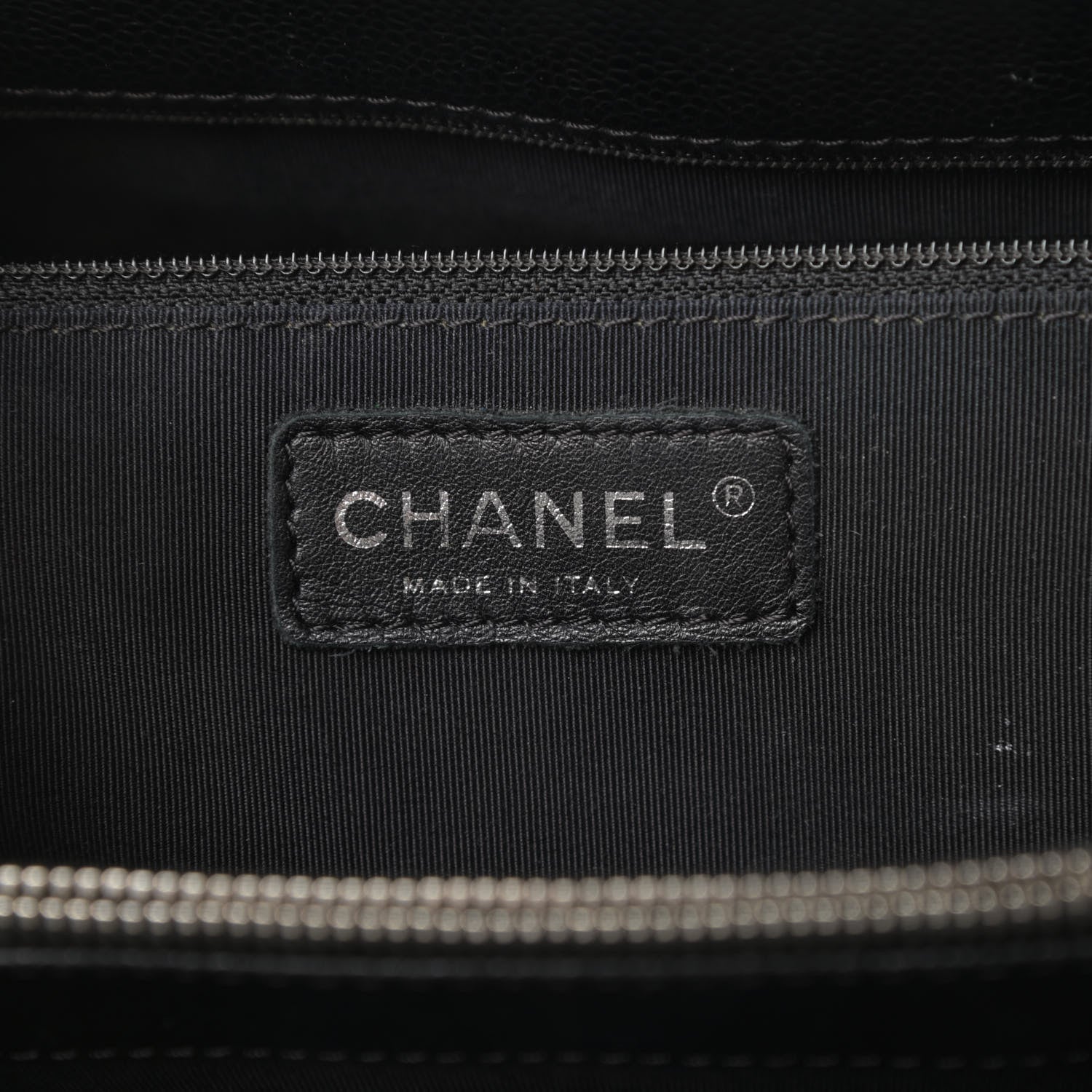 Chanel Caviar Quilted Grand Shopping Tote GST Black 6 of 14