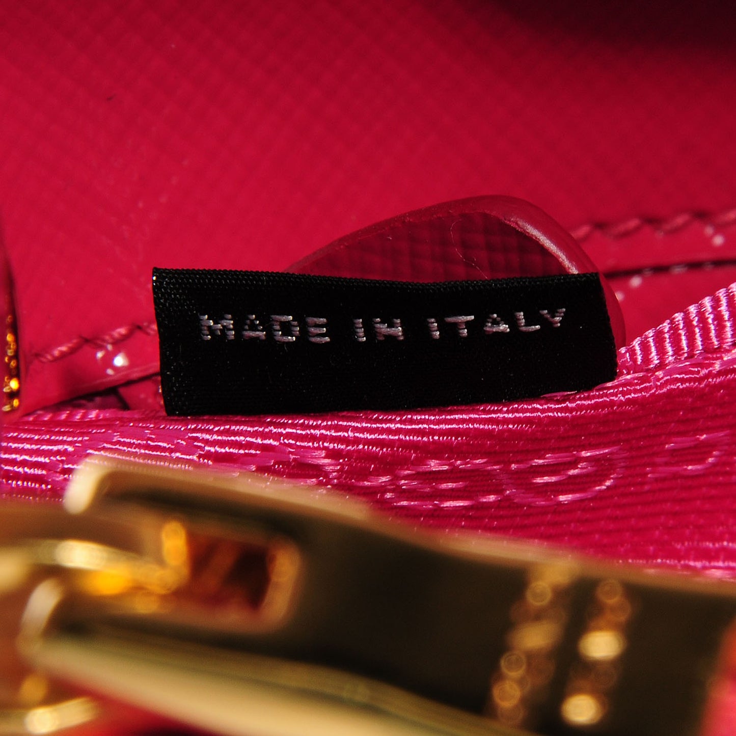 Saffiano Vernice Mini Galleria Double Zip Tote Peonia