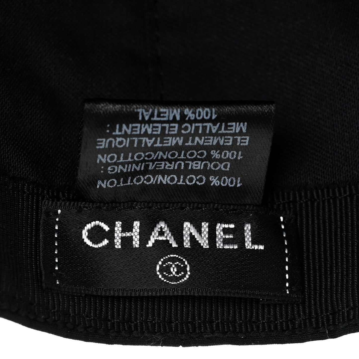 Cotton CC Cap Hat Black