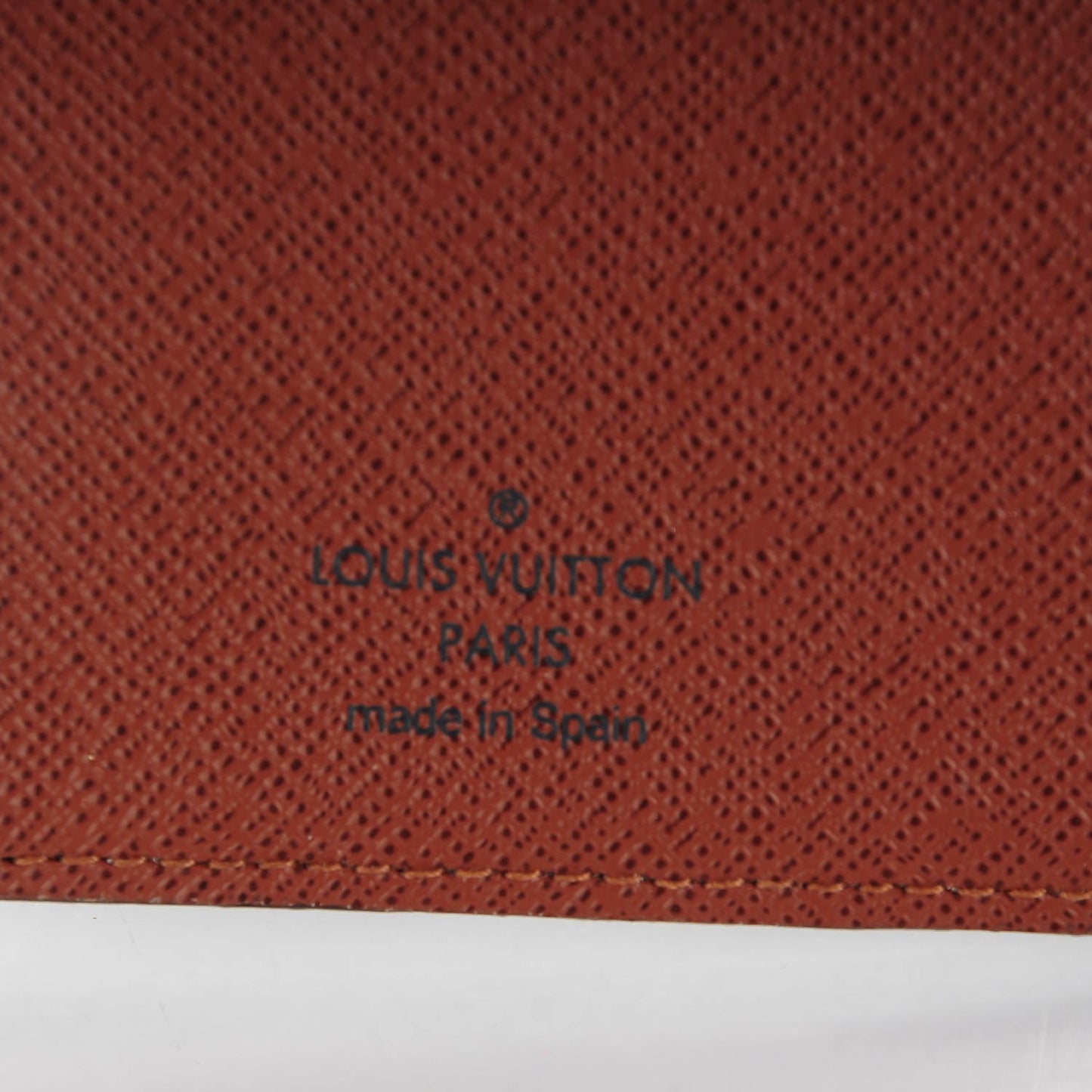 Monogram Pocket Agenda Cover
