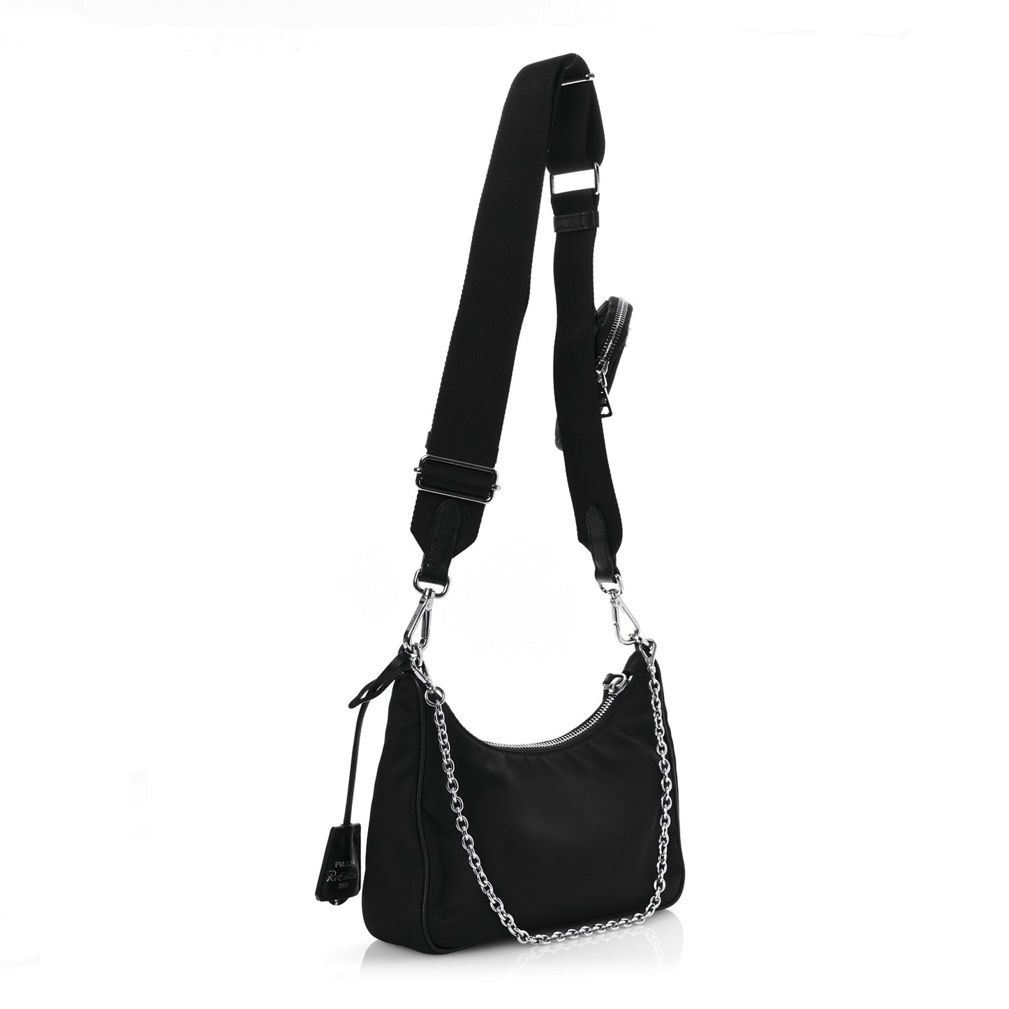 Nylon Re-Edition 2005 Shoulder Bag Black
