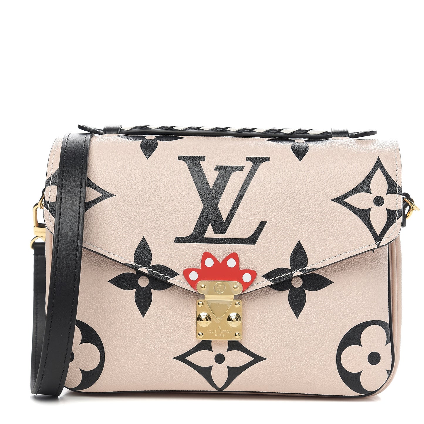 Empreinte Monogram Giant Crafty Pochette Metis Creme Black