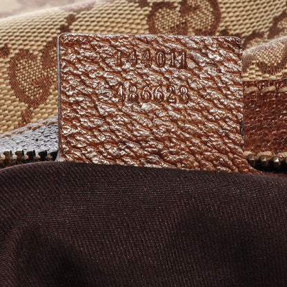 Gucci Monogram Pelham Studded Shoulder Bag Brown 8 of 8