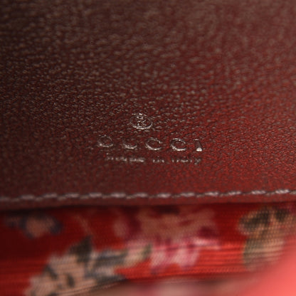 Gucci Laminated Nappa Trapuntata Mini Zumi Dome Shoulder Bag Rosso Marine Argento 6 of 13