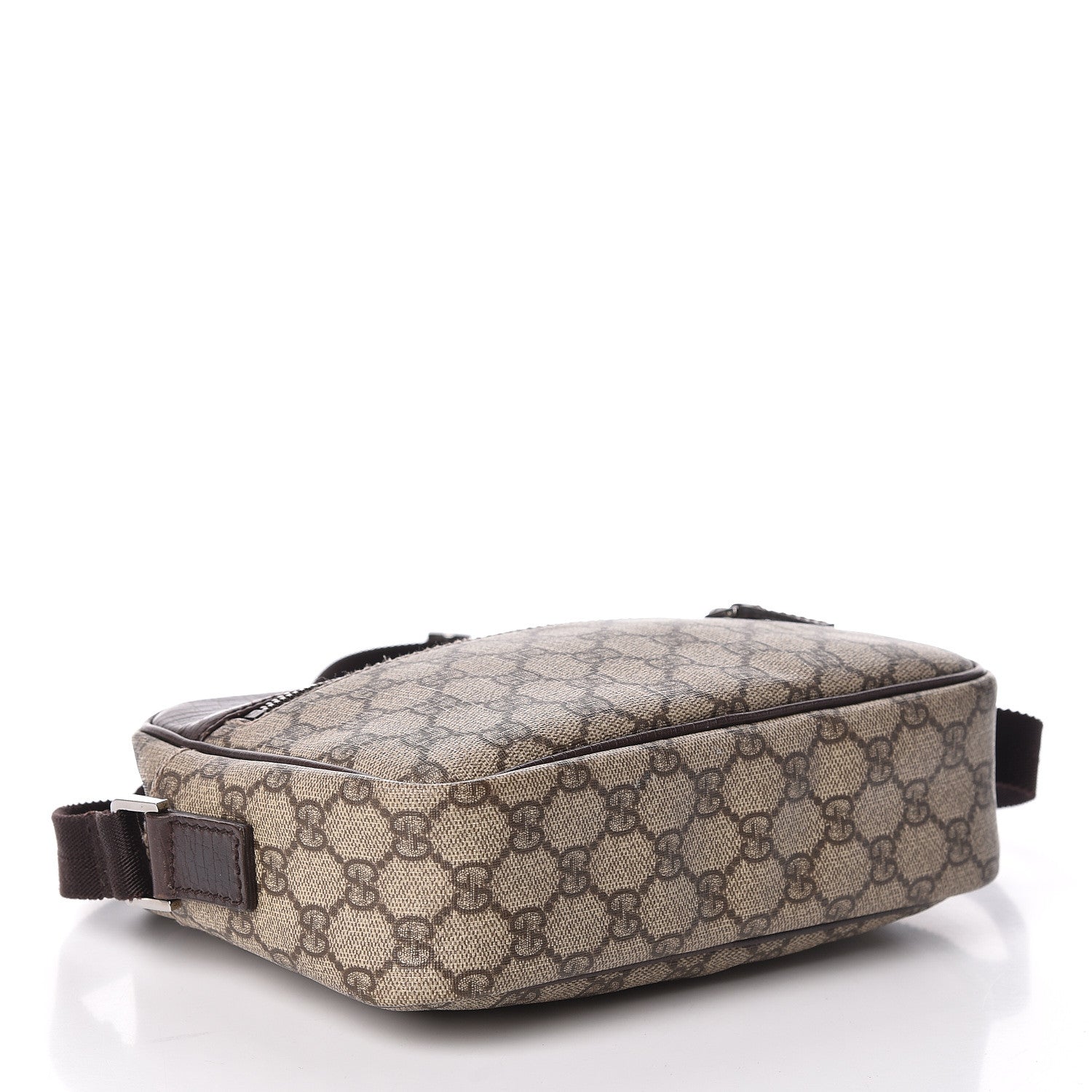 Gucci GG Plus Monogram Shoulder Bag Dark Brown 4 of 12