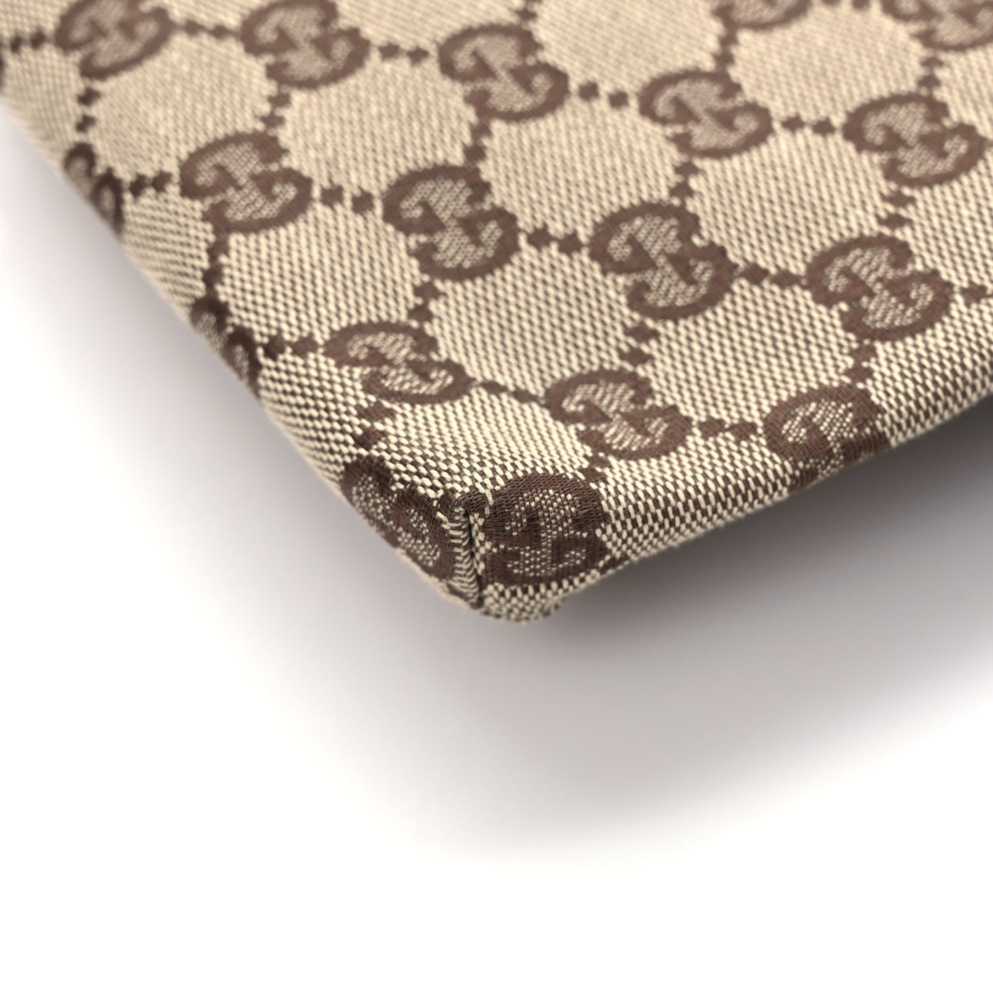 GG Monogram Double Pocket Belt Bag Dark Brown