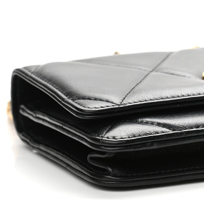 Chanel Lambskin Quilted Chanel 19 Wallet On Chain WOC Black 10 of 12