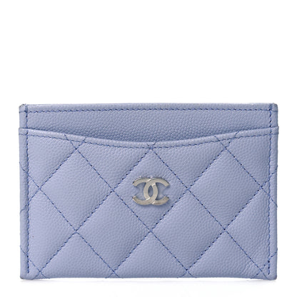 Chanel Caviar Quilted Card Holder Light Purple 1 of 10