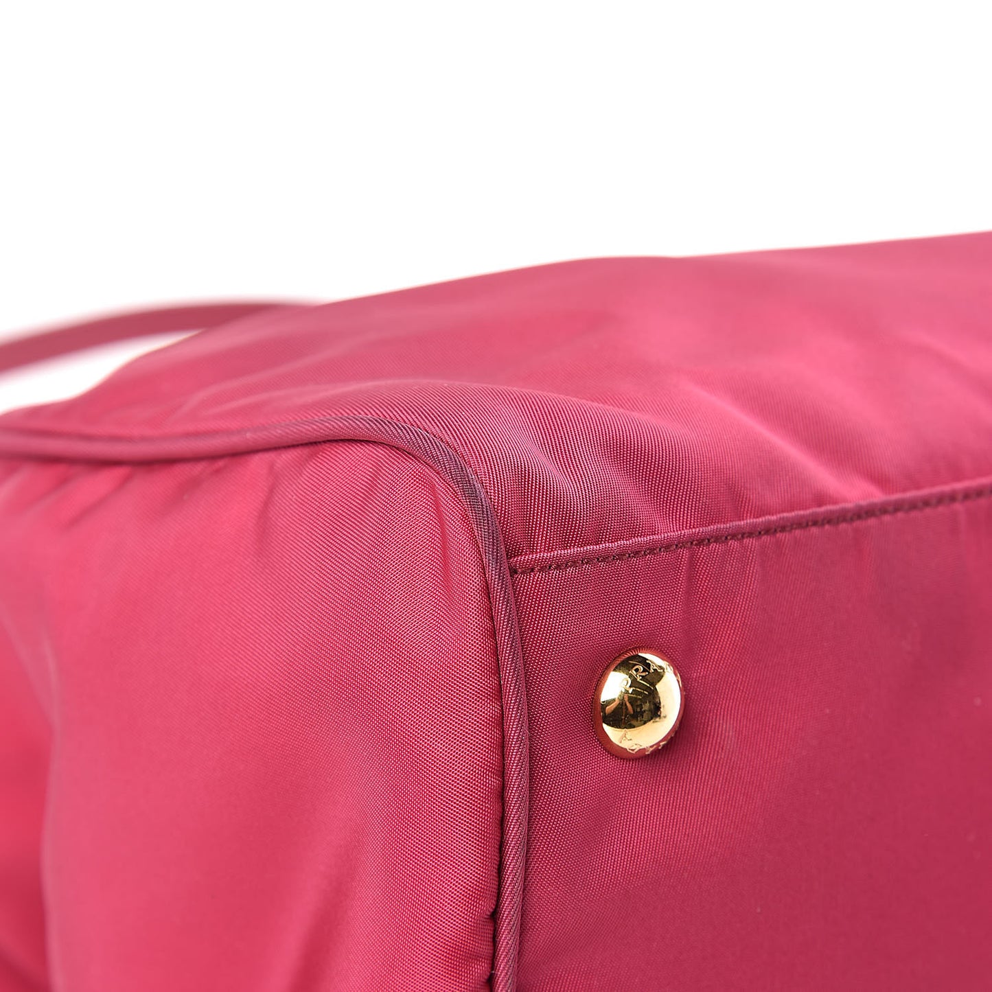Saffiano Tessuto Nylon Shopping Satchel Ibisco