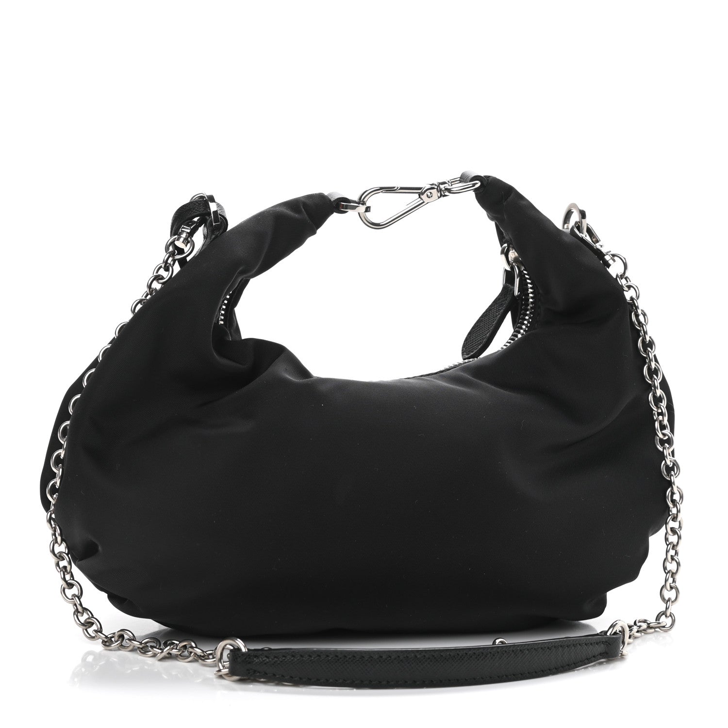 Prada Tessuto Nylon Saffiano Re-Edition 2006 Shoulder Bag Black 3 of 9
