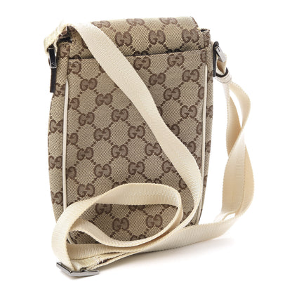 Gucci Monogram Mini Crossbody Bag Beige White 3 of 11