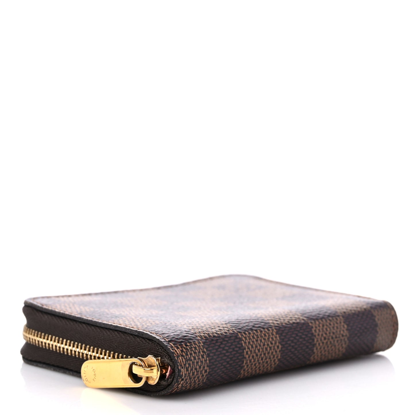 Damier Ebene Zippy Coin Purse Rose Ballerine