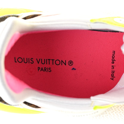 Louis Vuitton Monogram Calfskin Run 55 Sneakers 37 Yellow 7 of 8