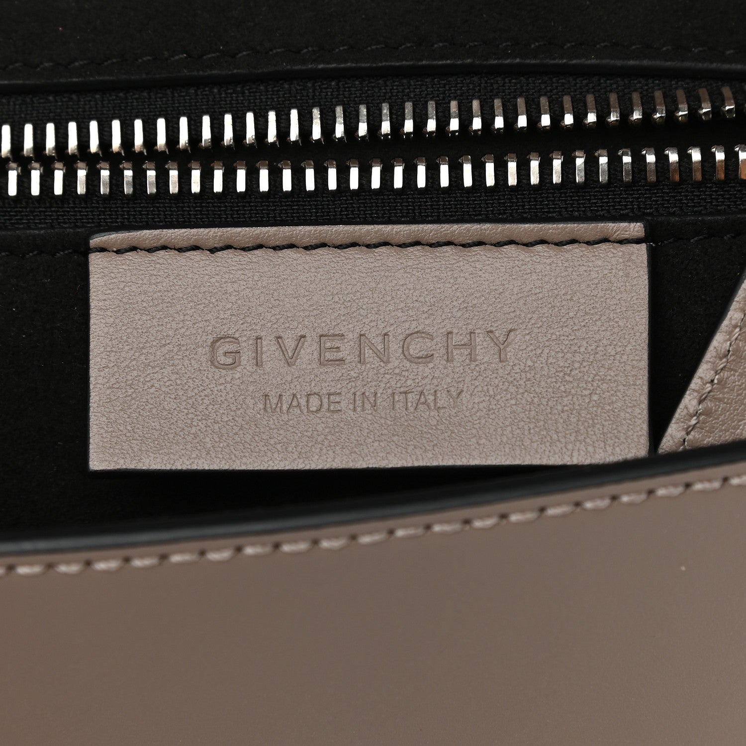 Givenchy Calfskin Bow Cut Chain Wallet Taupe 6 of 9