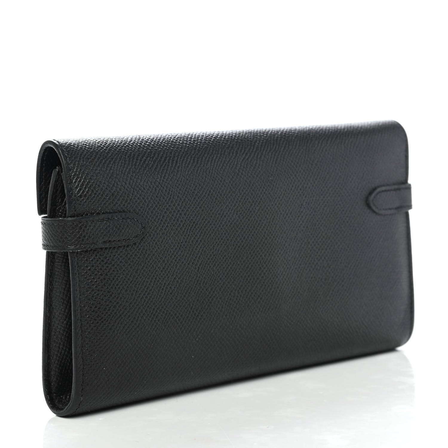 Hermes Epsom Kelly Longue Wallet Black 2 of 4