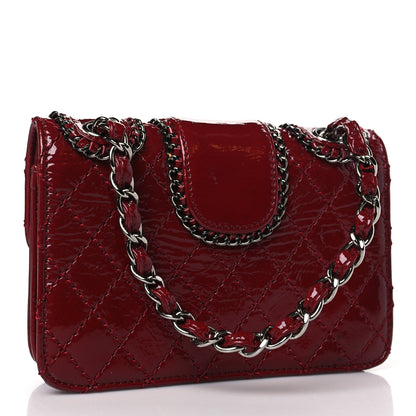 Chanel Patent Mini Madison Flap Red 5 of 11